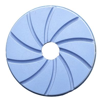 Pad de polissage de résine de serrure à escargot de 125 mm sur mesure pour disque de meulage de granit