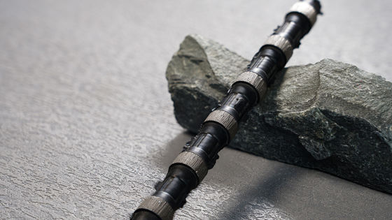 D11.5MM D12MM Corde de sciage à fil de diamant pour la coupe mixte acier-béton dans les carrières de pierre