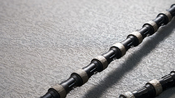 D11.5MM D12MM Corde de sciage à fil de diamant pour la coupe mixte acier-béton dans les carrières de pierre