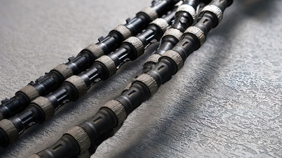 D11.5MM D12MM Corde de sciage à fil de diamant pour la coupe mixte acier-béton dans les carrières de pierre