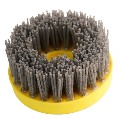 Support OBM personnalisé 100 mm-300 mm Nylon Francfort Brosse abrasive pour le traitement de la pierre