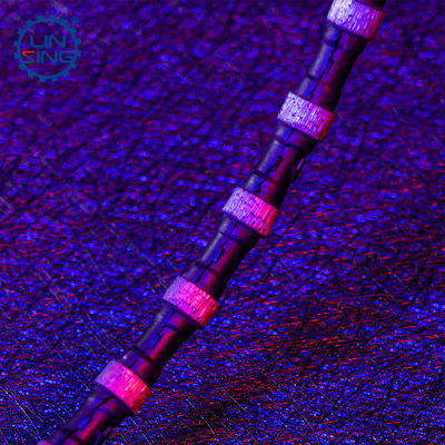 D11.5 mm D12 mm Corde de sciage à fil de diamant pour granit de marbre et protégé de l'environnement