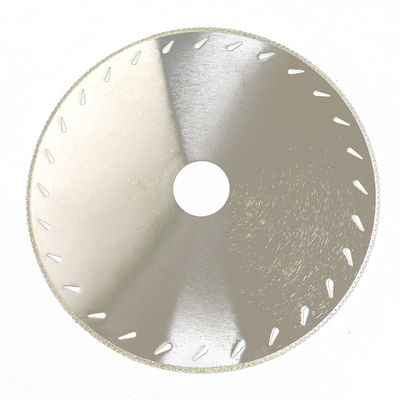 OBM Supporté outils diamantés Lamelle de scie diamantée électroplatée pour couper la pierre