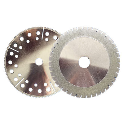 OBM Supporté outils diamantés Lamelle de scie diamantée électroplatée pour couper la pierre