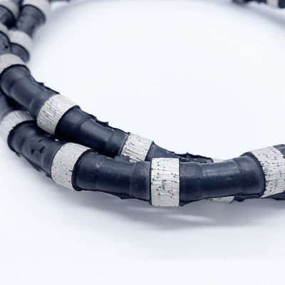 Support personnalisé de la scie à fil de diamant 11,5 mm corde à perles sintrée pour l'exploitation minière de carrière de marbre