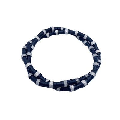 Support personnalisé de la scie à fil de diamant 11,5 mm corde à perles sintrée pour l'exploitation minière de carrière de marbre