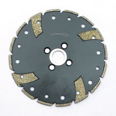 Outils diamantés 350 mm Lamelle de scie à diamant électroplatée pour couper la pierre de granit et de marbre
