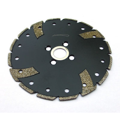 Outils diamantés 350 mm Lamelle de scie à diamant électroplatée pour couper la pierre de granit et de marbre
