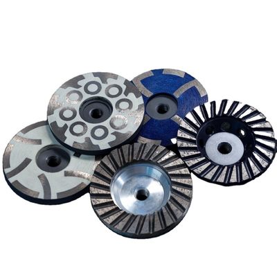 125 mm de pierre abrasive diamantée Turbo scie lame de meulage roues de tasse connexion 22.23