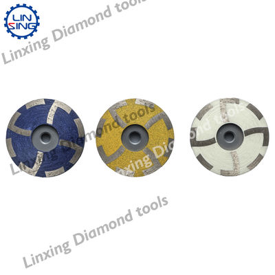 125 mm de pierre abrasive diamantée Turbo scie lame de meulage roues de tasse connexion 22.23