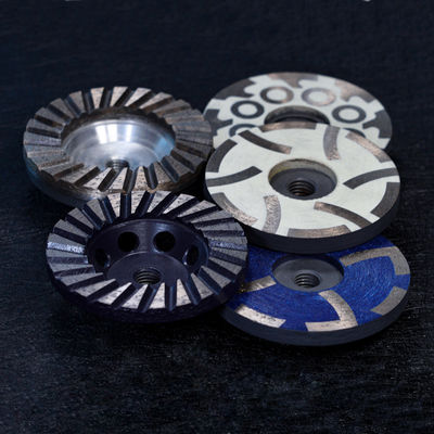 125 mm de pierre abrasive diamantée Turbo scie lame de meulage roues de tasse connexion 22.23