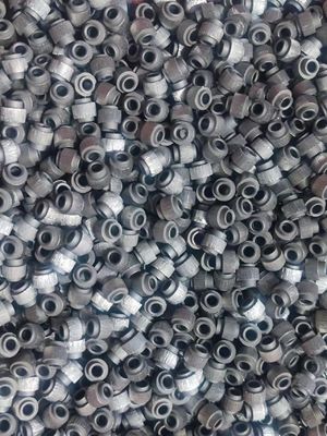 11.5 mm Perles de diamant sintrées pour les accessoires de scies à fil de fer dans les carrières de granit
