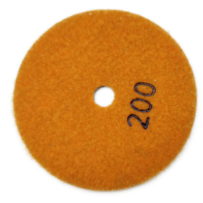 Pad pour le renouvellement du sol en béton de granit outil de polissage à sec de liaison de résine de diamant flexible