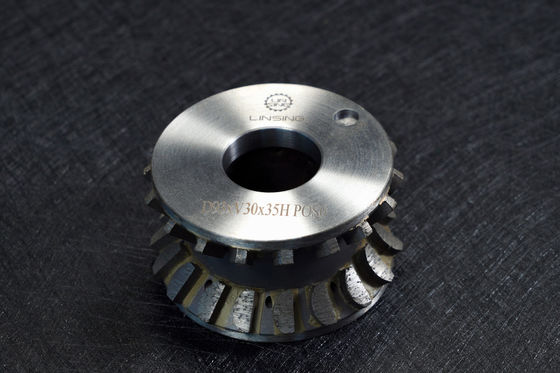 1 pouce roue de profilage en aluminium diamant pour façonner le granit de meulage Performance optimale