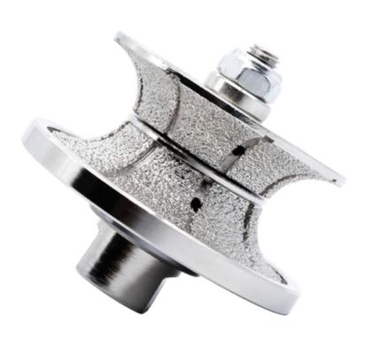 Pièces de routage électroplaquées en diamant V30 D75MM pour le profilage et le meulage de pierres de précision