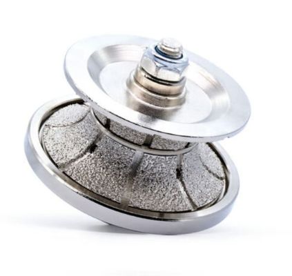 Pièces de routage électroplaquées en diamant V30 D75MM pour le profilage et le meulage de pierres de précision