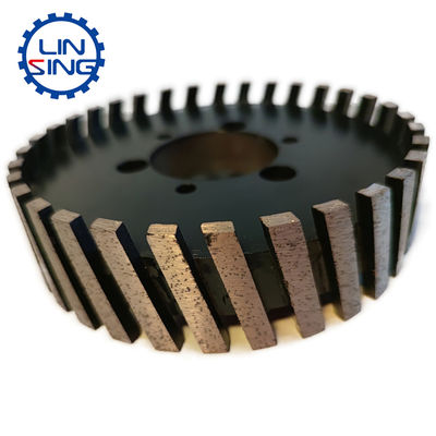 Roue de collage CNC turbo à diamants segmenté flexible et durable Roue de 86 mm