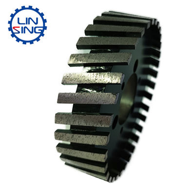 Roue de collage CNC turbo à diamants segmenté flexible et durable Roue de 86 mm