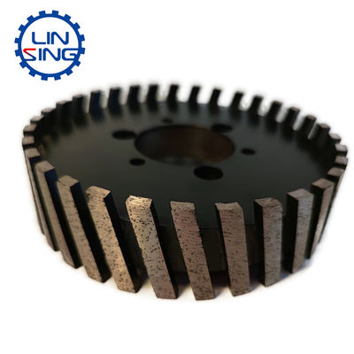 Roue de collage CNC turbo à diamants segmenté flexible et durable Roue de 86 mm