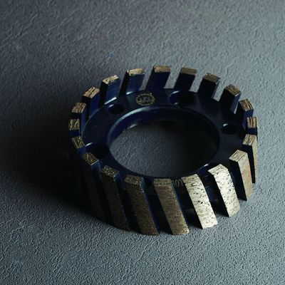 50 mm Outil en diamant de granit bleu CNC roue de poinçonnage pour le polissage et le meulage du marbre