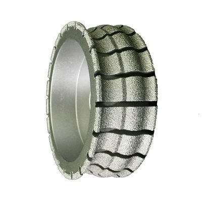 64-134 mm Longue durée de vie Outils de profilage de blocs de pierre CNC Roue de meulage au diamant à vide pour le profilage