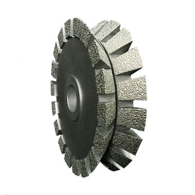 64-134 mm Longue durée de vie Outils de profilage de blocs de pierre CNC Roue de meulage au diamant à vide pour le profilage