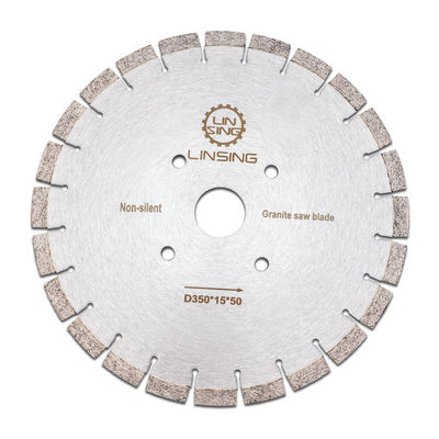 Lampe de scie à diamant D350mm personnalisée pour la coupe de la dalle de pierre Multiblade et sans silencieux