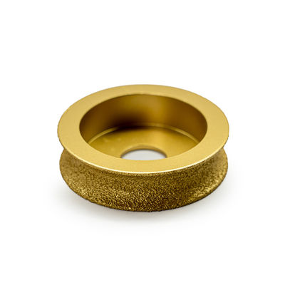 Pierre brasée sous vide diamant perçage profilé meuleuse 64-134mm poudre métallique