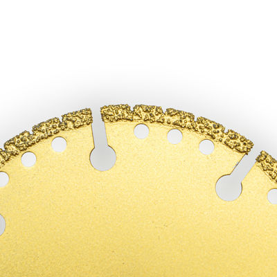 OBM Support personnalisé Outils diamantés Disque de découpe diamanté Vacuum Braised Diamond Saw Blades Pour le granit