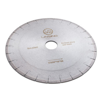 Lampe de scie au diamant brasée à haute fréquence D350mm pour couper efficacement le marbre de Dekton