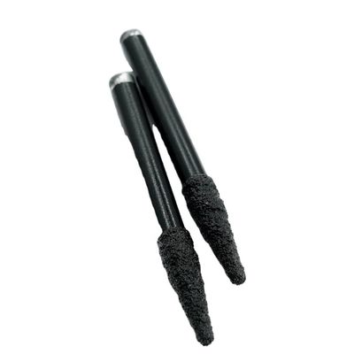 Pièces de gravure à tête de diamant à brasage sous vide de précision pour les projets de gravure en pierre