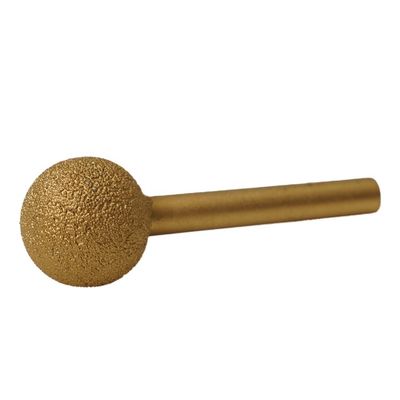 Pièces de gravure à tête de diamant à brasage sous vide de précision pour les projets de gravure en pierre