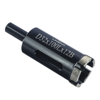 Outils de forage au noyau de diamant à pression chaude type segmenté pour le quartz de granit de marbre 6-125 mm