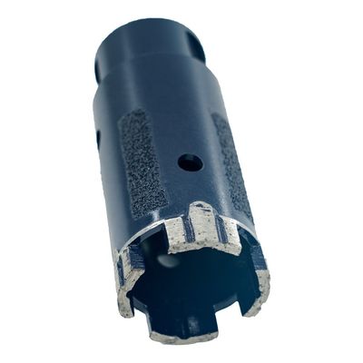 Perçage à sec en pierre de granit rouge 35 mm avec adaptateur M14 et poudre de fer