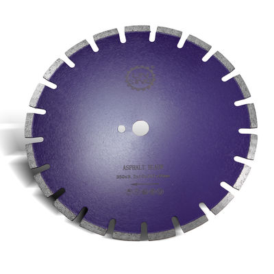 Lampe de scie à diamants segmentée en poudre pour la coupe d'asphalte