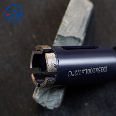 Support personnalisé D32 Forage à base de diamant brasé sous vide pour des performances durables