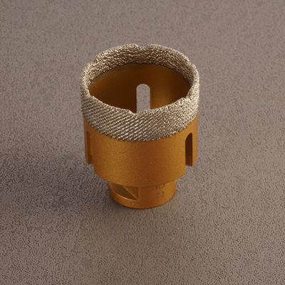 Forage au noyau de diamant brasé sous vide pour forage précis dans le marbre et la pierre de quartz