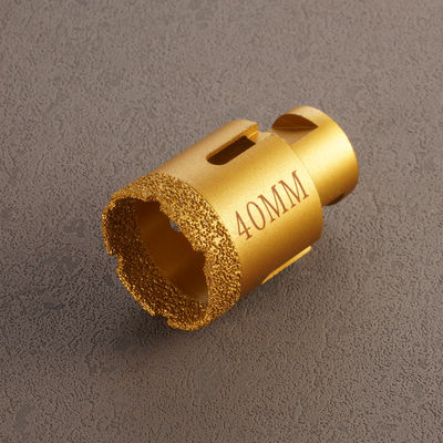Forage au noyau de diamant brasé sous vide pour forage précis dans le marbre et la pierre de quartz