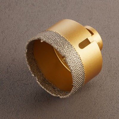 Forage au noyau de diamant brasé sous vide pour forage précis dans le marbre et la pierre de quartz