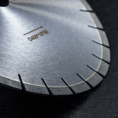 6 pouces Turbo Diamond Cutting Saw Blade 0,025 pouces d'épaisseur pour des performances de coupe