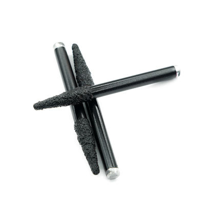 Diamant brasé sous vide 6 mm 8 mm coupeuse de fraisage gravure V bits plat pour la sculpture en marbre
