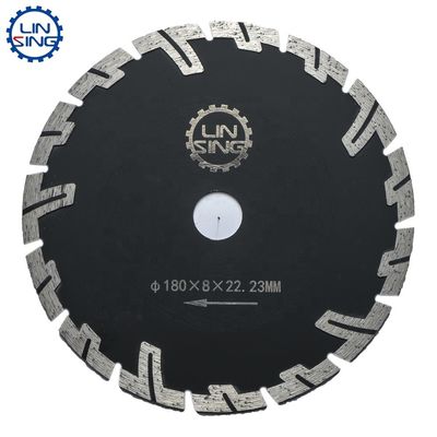 D105-D230 Disques circulaires de coupe de diamants Type de protection des dents Des outils diamantés pour le béton de granit