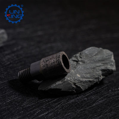 6 mm pièces de doigts de diamants brasées sous vide pour le forage de marbre Taux d'alimentation 24-48 " par minute
