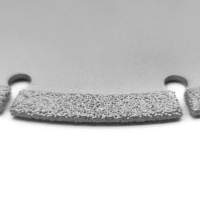 Disque de découpe de diamants de 230 mm Lamelle de scie brasée sous vide pour découper des carreaux de marbre métallique
