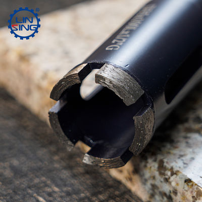 Finition simple D60mm Pièce de noyau brasée sous vide pour le forage et le forage de matériaux durs