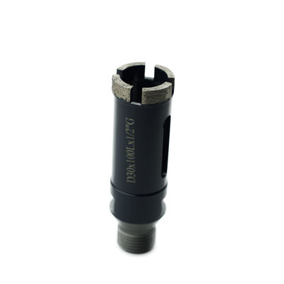 Finition simple D60mm Pièce de noyau brasée sous vide pour le forage et le forage de matériaux durs