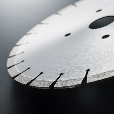 0.014in épaisseur de lame argent brasé 400 mm diamant lame de scie horizontale pour le marbre
