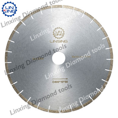 18 pouces Lampe à cisaille de diamant brasée à la soudure pour la découpe de marbre Disque de découpe de diamants de 400 mm
