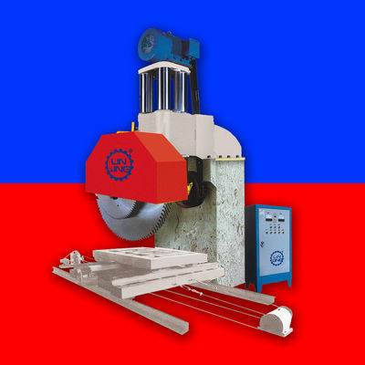 Machine à couper la pierre à bras unique et à lames multiples pour le bloc de granit dans les machines à pierre rouge