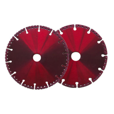 105-230 mm de diamètre Lamelle de scie diamantée brasée sous vide avec une épaisseur de lamelle de 0,025 pouce